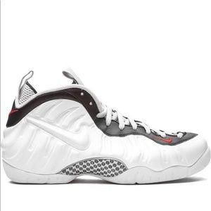 Used Nike Air Foamposite Pro 'Chrome White’ No box 📦 size 8.5 Mens